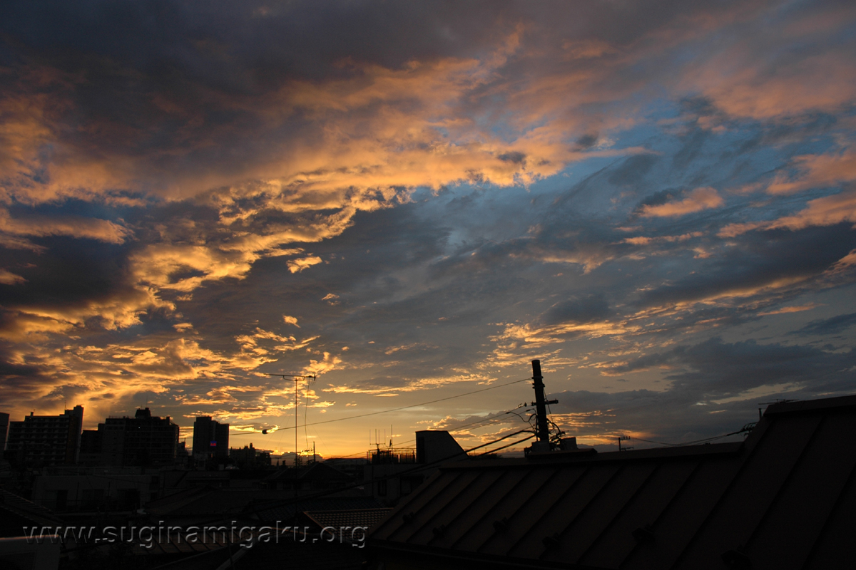 阿佐谷・夕焼け空